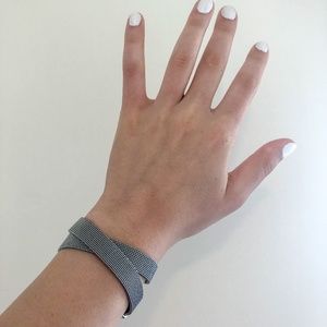 Henri Bendel Silver Wrap Bracelet